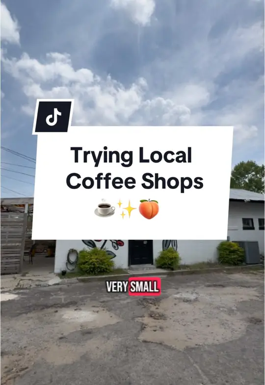 Relic in Augusta showing review, visit, coffee, homemade syrups, homemade milks, cashew milk, almond milk, video by mollylovesyou93 on TikTok