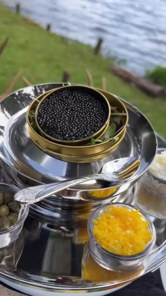  in Florida showing food, caviar, video by Remington's Prime Steakhouse on Facebook