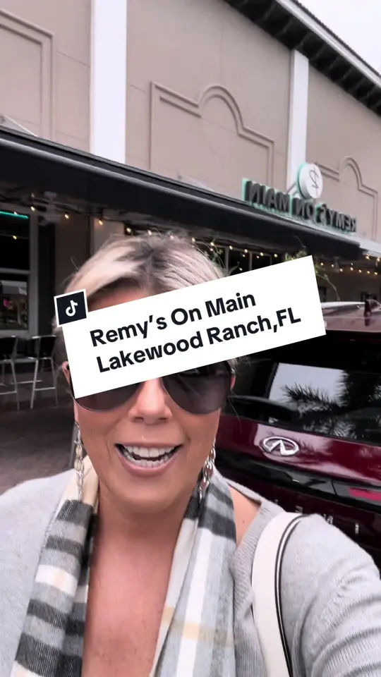 Remy’s on Main in Lakewood Ranch showing visit, atmosphere, video by sheri.mcfarland.fl on TikTok
