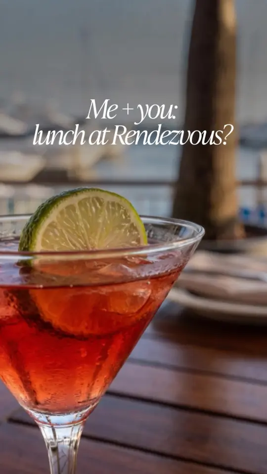 Rendezvous in Fort Lauderdale showing waterfront dining, seafood, sunset, video by Rendezvous Bar & Grill on Facebook