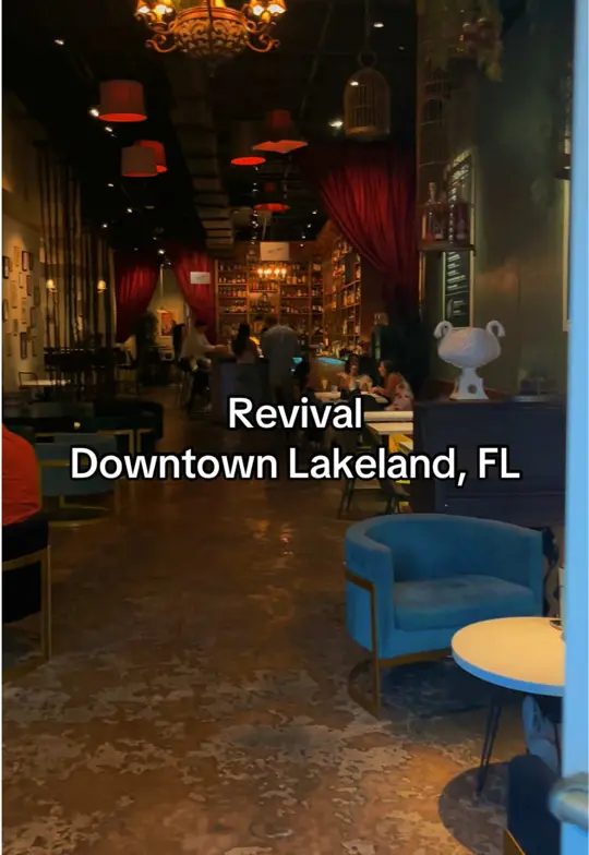 Revival in Lakeland showing review, atmosphere, cocktails, video by moorecake17 on TikTok