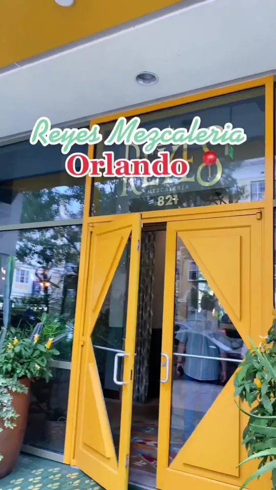 Reyes Mezcaleria in Orlando showing cocktail, mezcal, video by cfomoneyfoproblems on TikTok