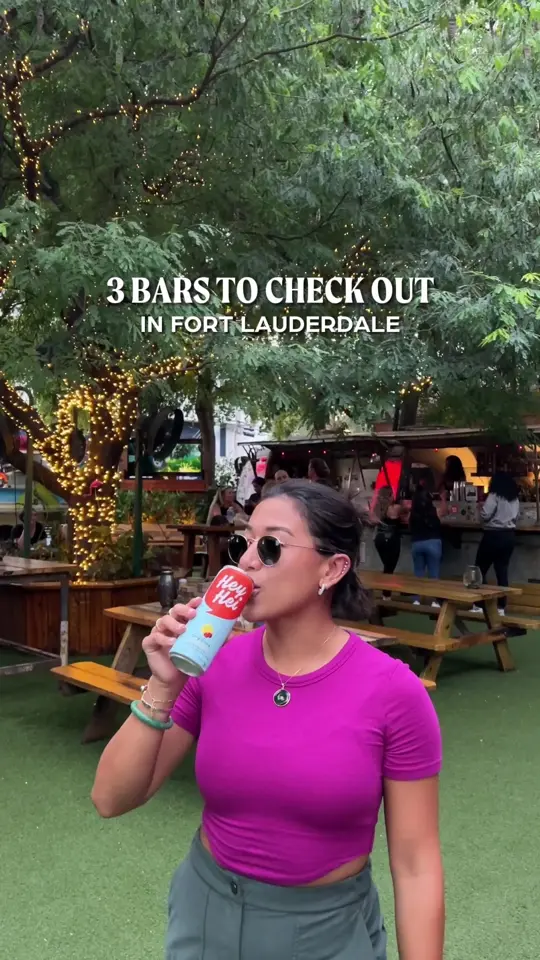 Rhythm & Vine in Fort Lauderdale showing bar, visit, video by explorewithgg on TikTok