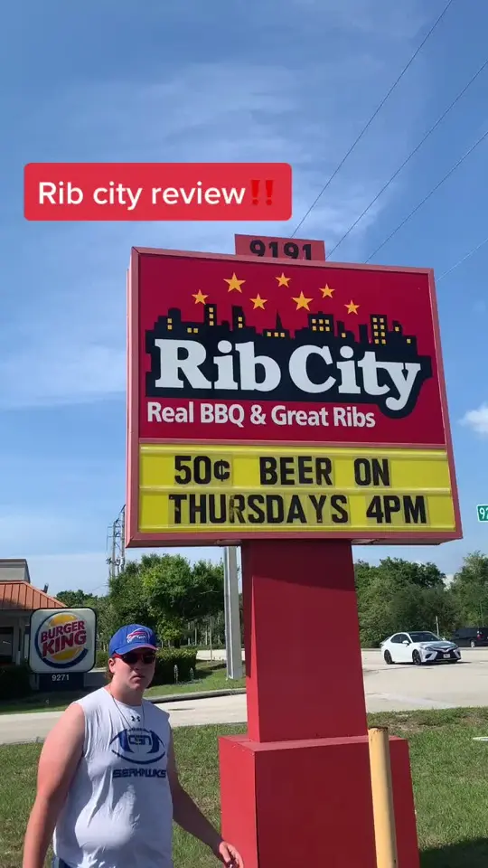 Rib City - South Mcgregor in Fort Myers showing food review, ribs, video by papadsfoodreviews on TikTok