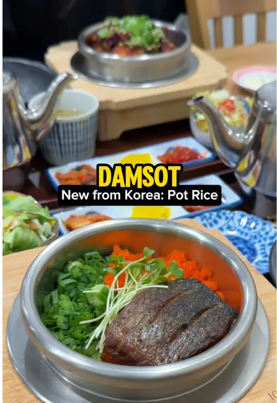 Rice Restaurant & Sushi Bar in Cumming showing review, beef belly set, fried shrimp, spicy stir fried pork and eggplant, video by itshelenmelon on TikTok