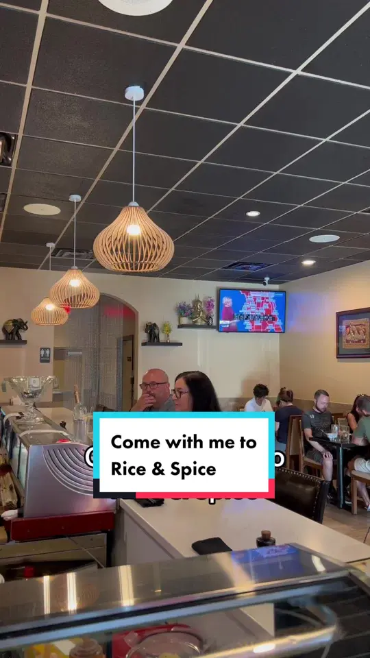 Rice & Spice in Tampa showing restaurant visit, laotian food, sushi, video by chubbysoupdumpling on TikTok