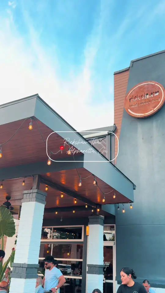 Rickshaw Thai Kitchen in Alpharetta showing review, food, drinks, atmosphere, video by forumgandhii on TikTok
