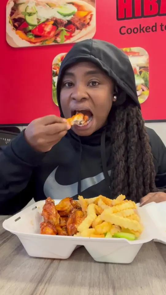 Rico's Hibachi & Wings in Jonesboro showing food review, hibachi, wings, video by funnybrenton on TikTok