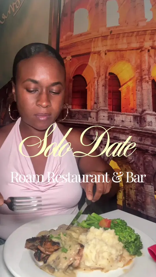Roam Restaurant & Bar in St. Petersburg showing review, visit, video by ntashahall on TikTok