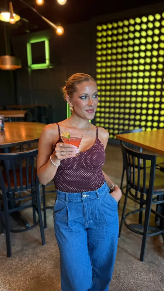 Roasted Spirit in Clermont showing menu, steak, dirty martinis, video by Paige Bryant on Facebook