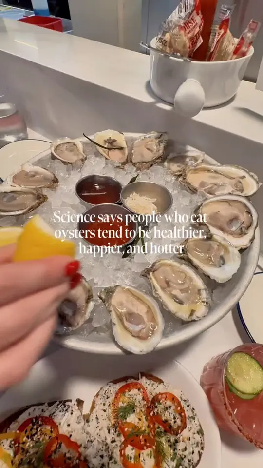 Roberto's Deluxe Oysters and Fine Fish in Woodstock showing happy hour, oysters, martinis, live music, video by Allie West-Wysocki on Facebook