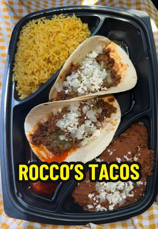 Rocco's Tacos in Delray Beach showing quick food run, visit, video by mayka.will on TikTok
