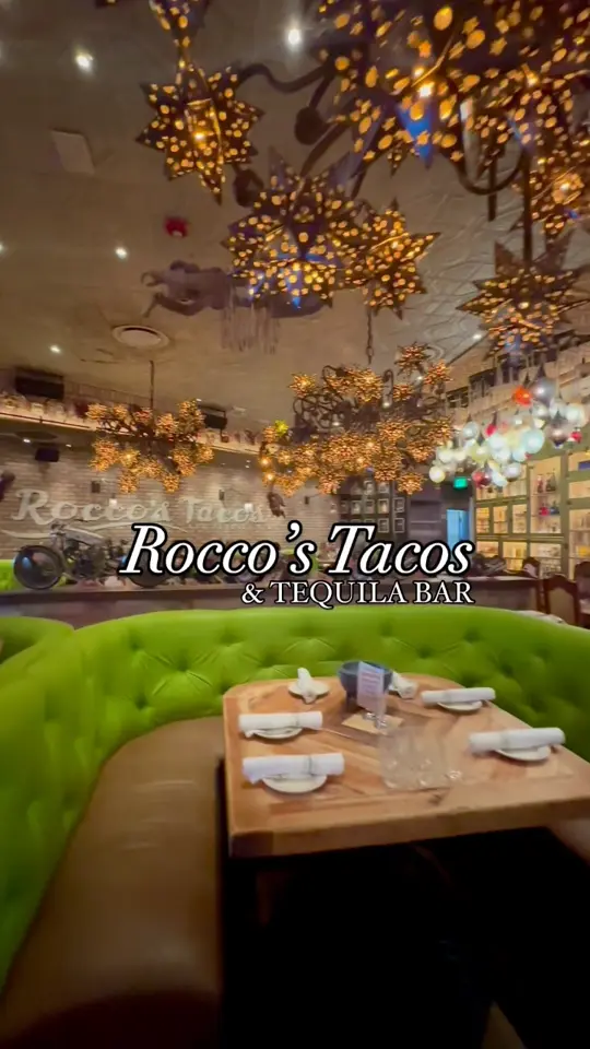 Rocco's Tacos & Tequila Bar in Tampa showing food, tacos, drinks, tequila, atmosphere, video by Things To Do Tampa Bay on Facebook