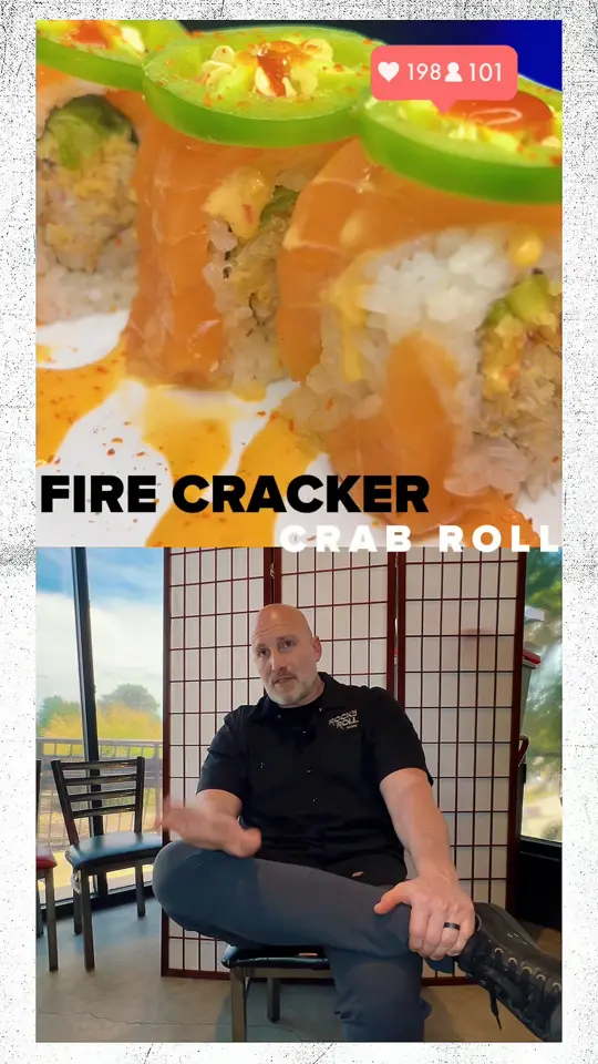 Rock N Roll Sushi in Locust Grove showing food, california dreamin roll, firecracker crab roll, mango lemonade, video by Rock N Roll Sushi - Locust Grove, GA on Facebook