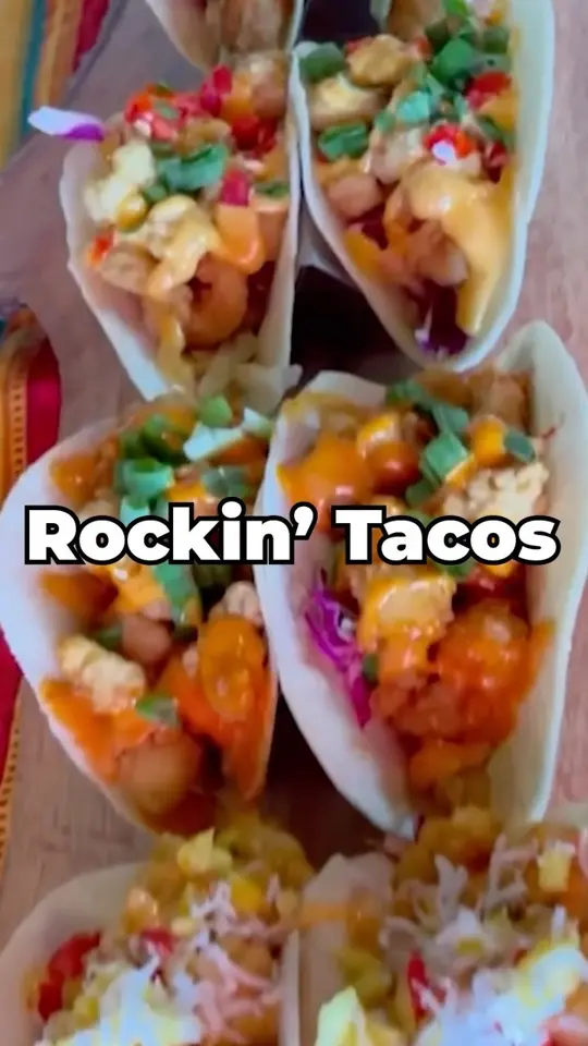 Rockin Tacos in Fort Walton Beach showing food challenge, tacos, restaurant visit, video by Randy Santel on Facebook