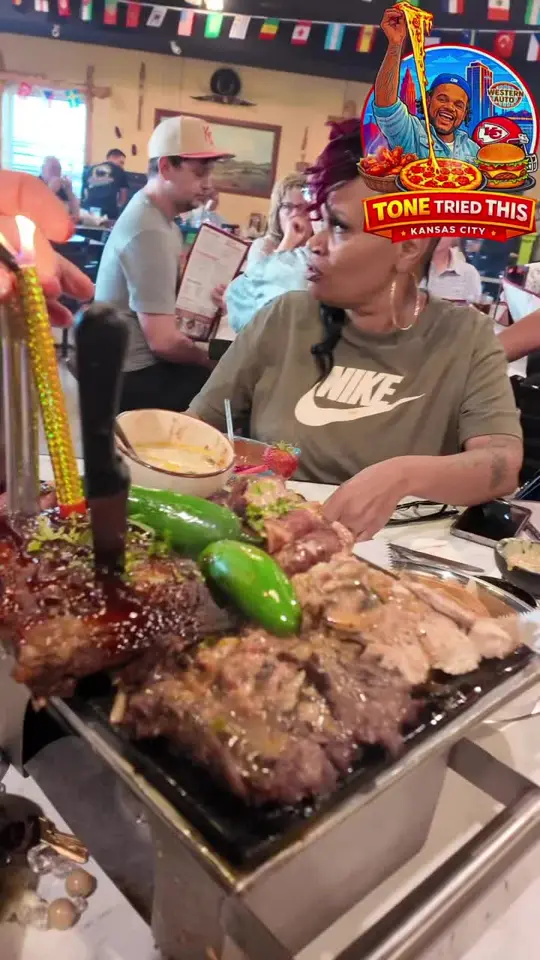Rodeo Mexican Restaurant in Valdosta showing food, grill platter, video by tonetriedthis on TikTok