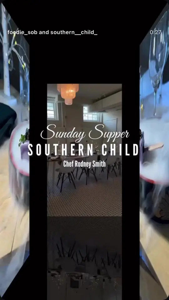 Rodney's BBQ in Dallas showing dining experience, african-inspired flavors, smoked watermelon salad, carolina bbq, blueberry popsicle, mint salad, video by chef.rodney.smith on TikTok