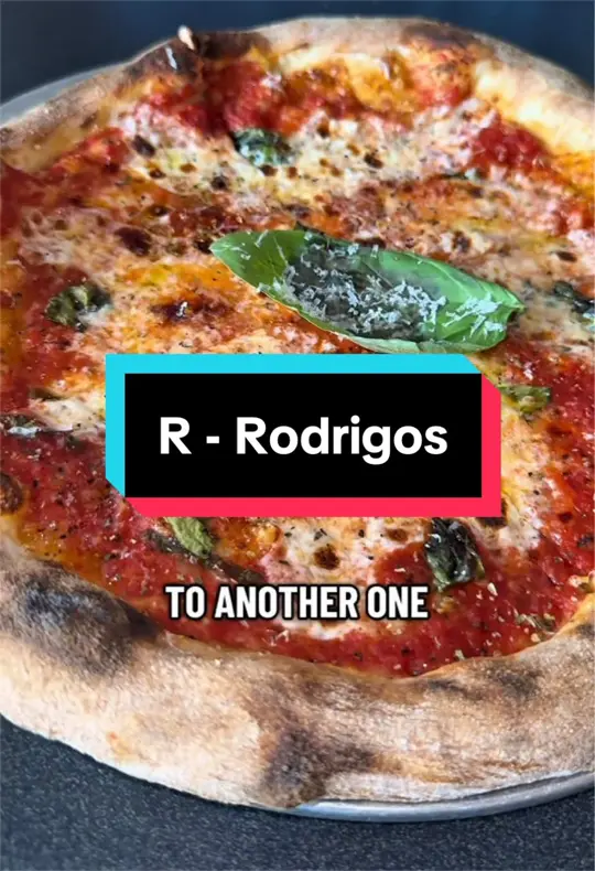Rodrigo's Craft Pizza in Jacksonville showing pizza, margarita pizza, video by stephandriles on TikTok