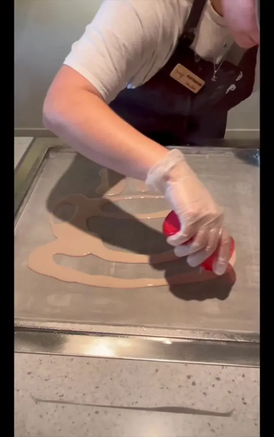 Rolling Monkey in Statesboro showing food, rich frozen hot chocolate ice cream, video by rollingmonkey_icecream on TikTok
