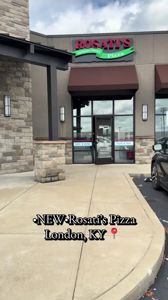 Rosati's Pizza - Naples in Naples showing review, pizza, video by tiffschell on TikTok