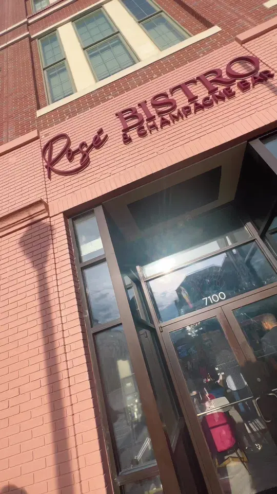 Rosé Bistro & Champagne Bar in Atlanta showing visit, atmosphere, video by locka24 on TikTok