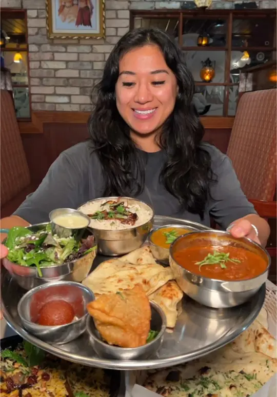 Royal Palm Grille Beach Bar in Miramar Beach showing restaurant visit, indian food, lunch special, video by explorewithgg on TikTok
