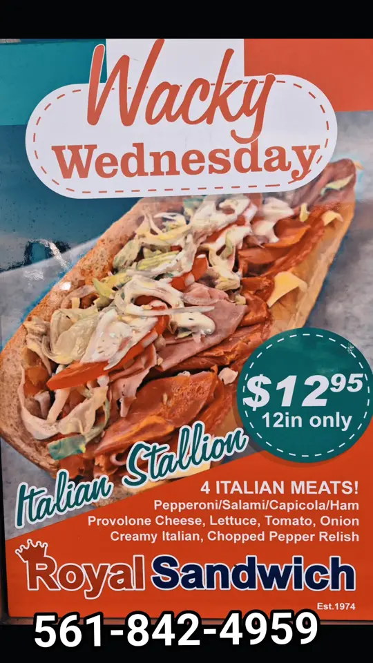 Royal Sandwich Co in West Palm Beach showing sandwich, royal sandwich co, video by Royal Sandwich on Facebook