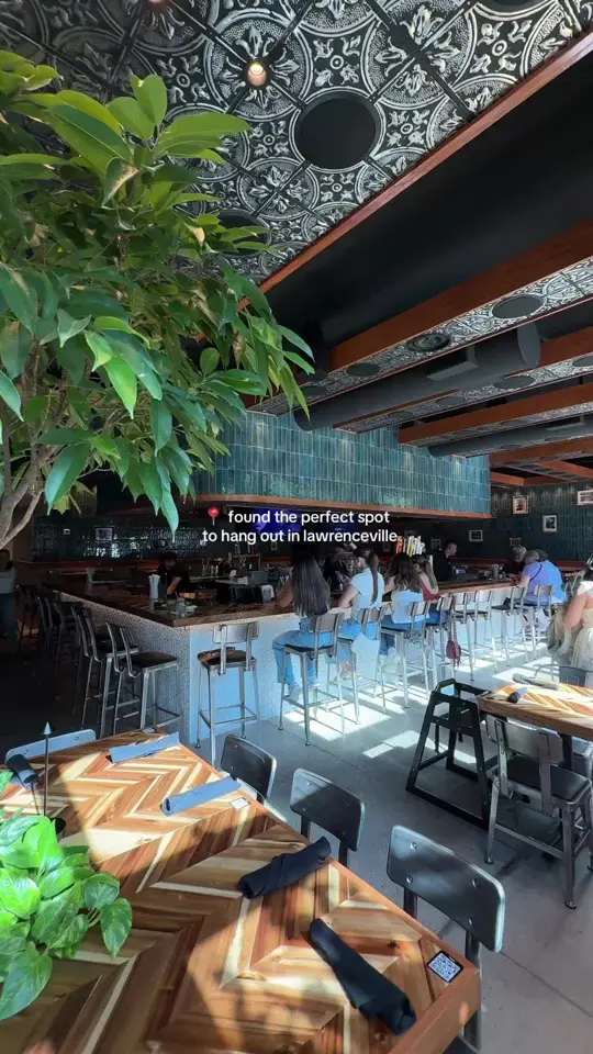 Rreal Tacos - Chamblee in Atlanta showing restaurant visit, margarita pitchers, taco feasts, birria quesadillas, titanic, outdoor patio, video by atllovesmo on TikTok