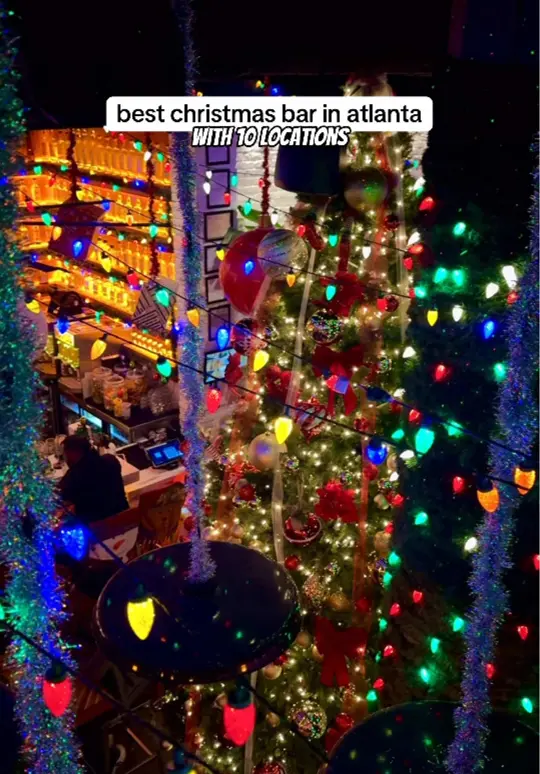 Rreal Tacos - Chamblee in Atlanta showing food, christmas birria pizza, christmas birria ramen, cocktail, the mistletoe margarita, cocktail, the elf punch, cocktail, the rudolph (coquito), mock, video by atlbucketlist on TikTok