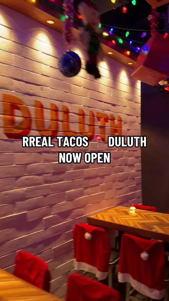 Rreal Tacos - Duluth in Duluth showing restaurant, downtown duluth, now open, video by rrealtacos on TikTok
