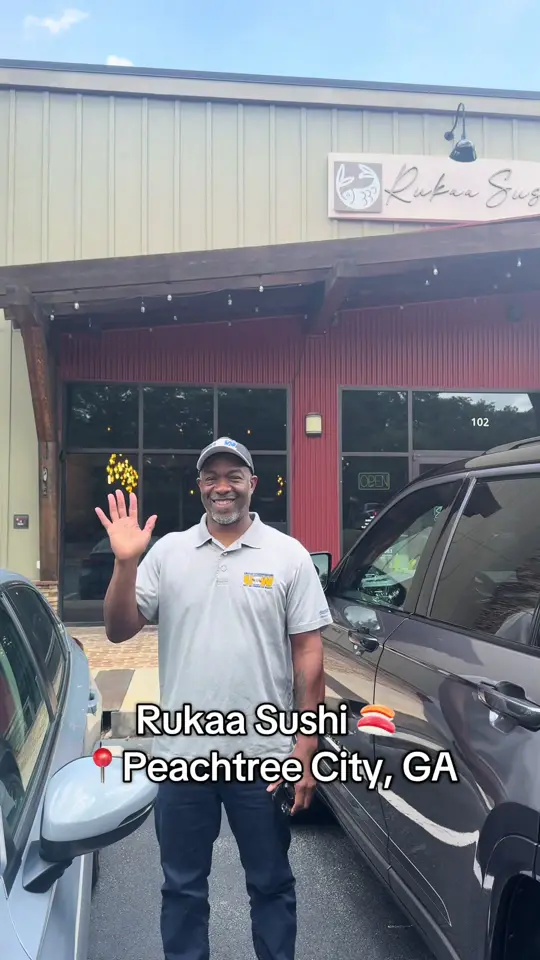 Rukaa Sushi in Peachtree City showing sushi, visit, video by laurenjohnson.18 on TikTok