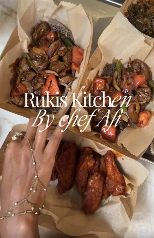 Ruki’s Kitchen in Atlanta showing food, ethiopian dishes, video by _cookingwithfifi_ on TikTok