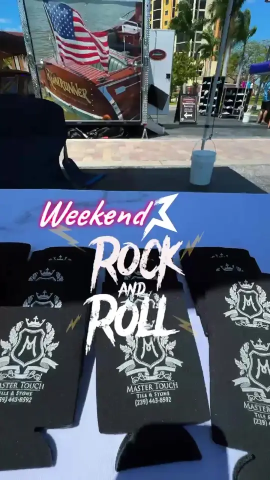 Rum Runners in Cape Coral showing event, rock the dock, video by rumrunners.official on TikTok