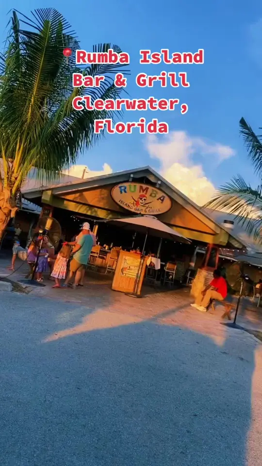 Rumba Island Bar & Grill in Clearwater showing food, drinks, review, video by stacyforrealll on TikTok