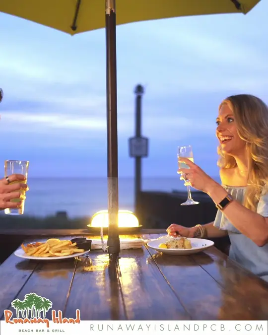 Runaway Island in Panama City Beach showing restaurant, atmosphere, visit, video by Runaway Island on Facebook