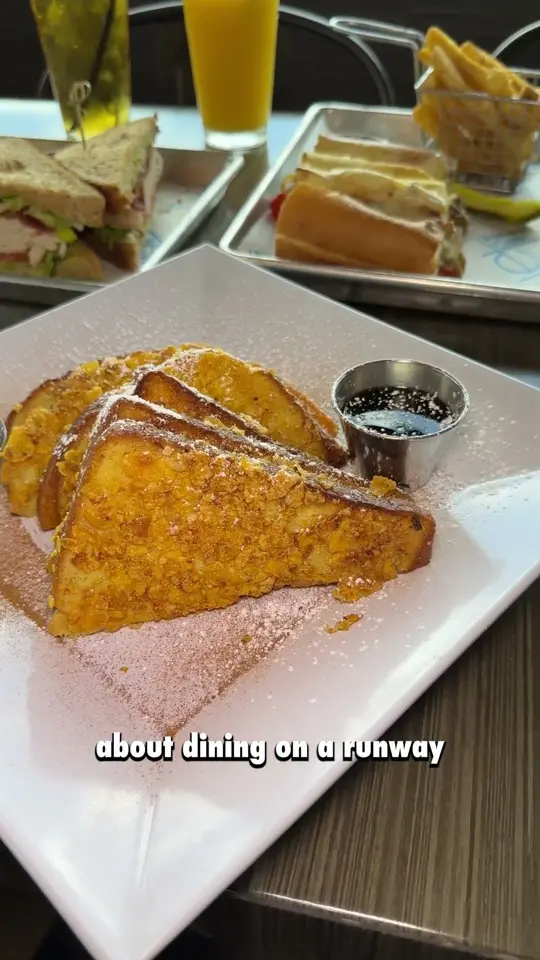 Runway Cafe in Sebring showing brunch, dining, video by Codie N Drew on YouTube