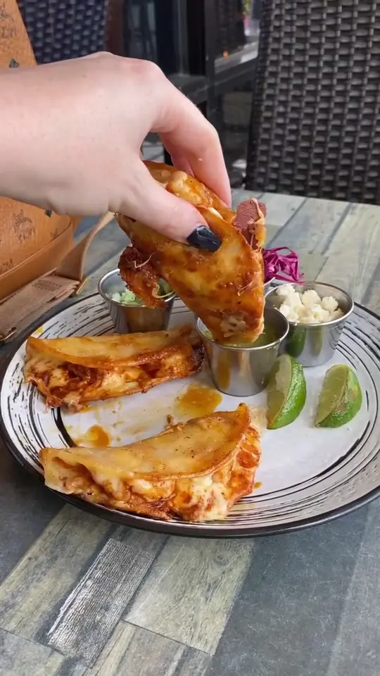 RusTeak Ocoee in Ocoee showing food, shrimp birria tacos, video by sooziethefoodie on TikTok