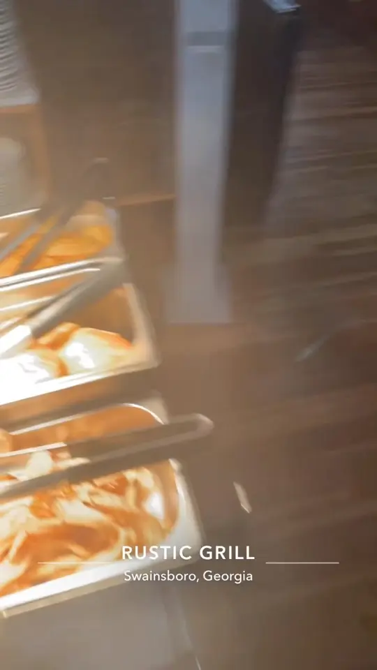 Rustic Cabin Bar & Grill LLC in Clarkesville showing restaurant visit, general, video by The Rustic Grill on Facebook