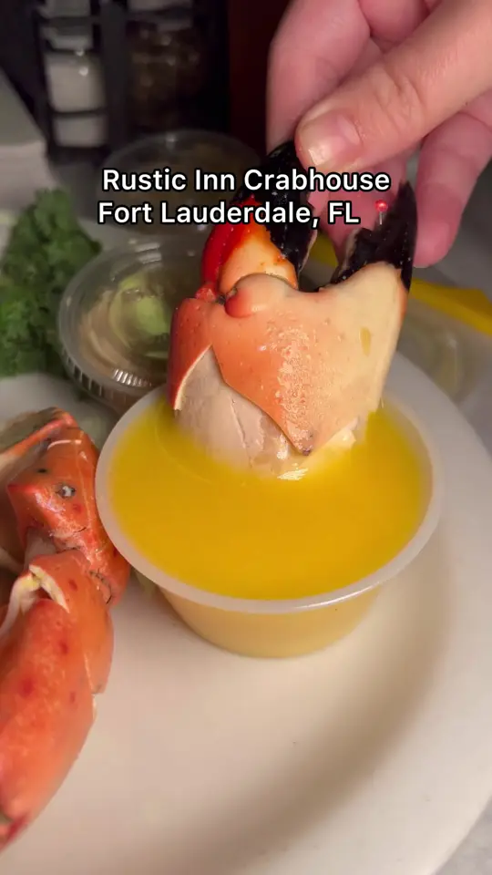 Rustic Inn Crabhouse in Fort Lauderdale showing restaurant, crabhouse, video by sergelato on TikTok