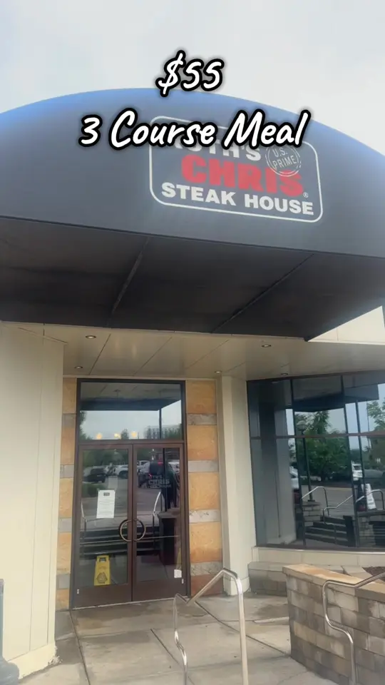 Ruth's Chris Steak House - Sarasota in Sarasota showing review, three-course special, salad, steak, creamed spinach, lychee martini, video by _luxurychaos on TikTok