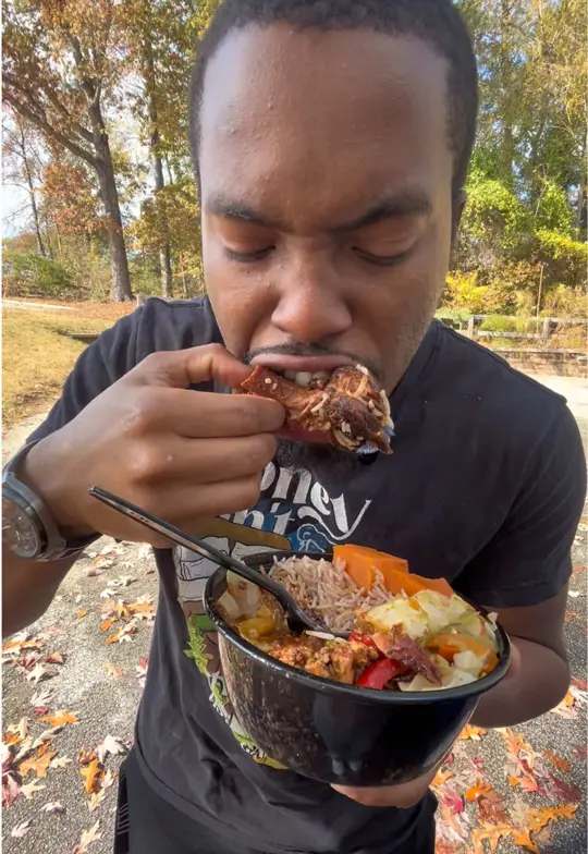 Ruth's Jamaican Diner in Stockbridge showing jamaican food, restaurant visit, video by therealgagrubs on TikTok