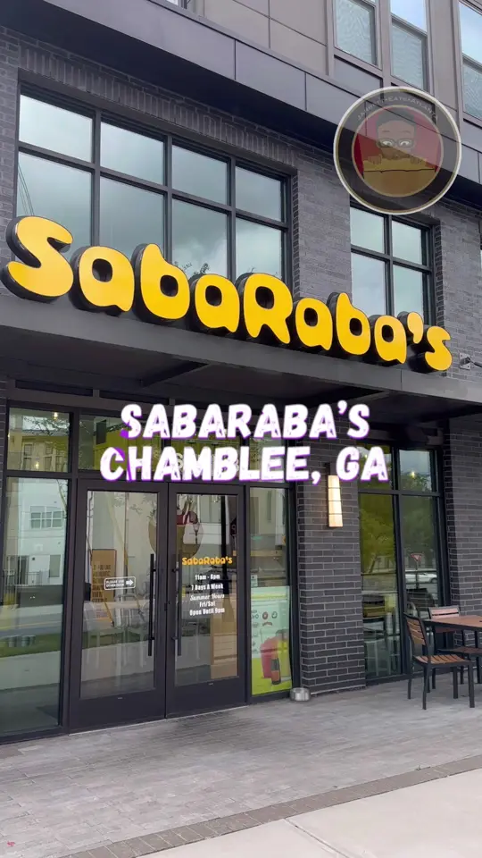 Sabaraba's in Chamblee showing review, mediterranean street food, arayes, shawarma pita, video by jarrettisnotimpressed on TikTok