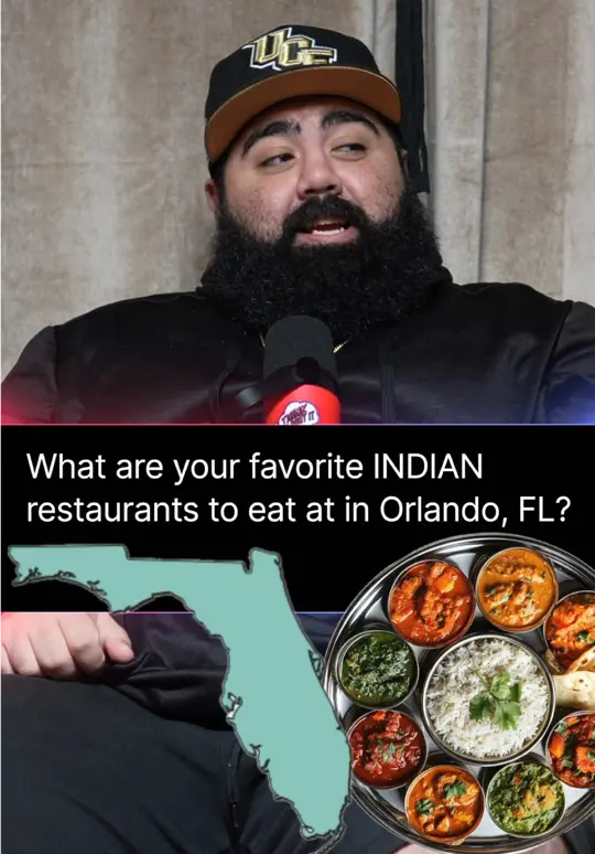 Saffron Indian Cuisine in Orlando showing indian food, restaurant visit, video by thinkaboutitthepodcast on TikTok