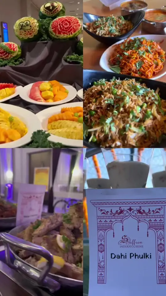 Saffron Indian Cuisine in Orlando showing catering, wedding vendor, video by saffronorlando on TikTok
