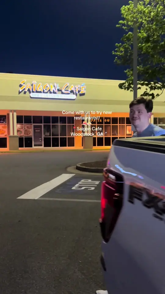 Saigon Cafe in Woodstock showing date night, lifestyle, video by sarahnsatt on TikTok