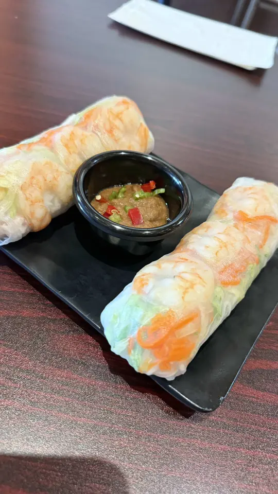 Saigon Cafe in Woodstock showing review, visit, video by thecityspoon on TikTok