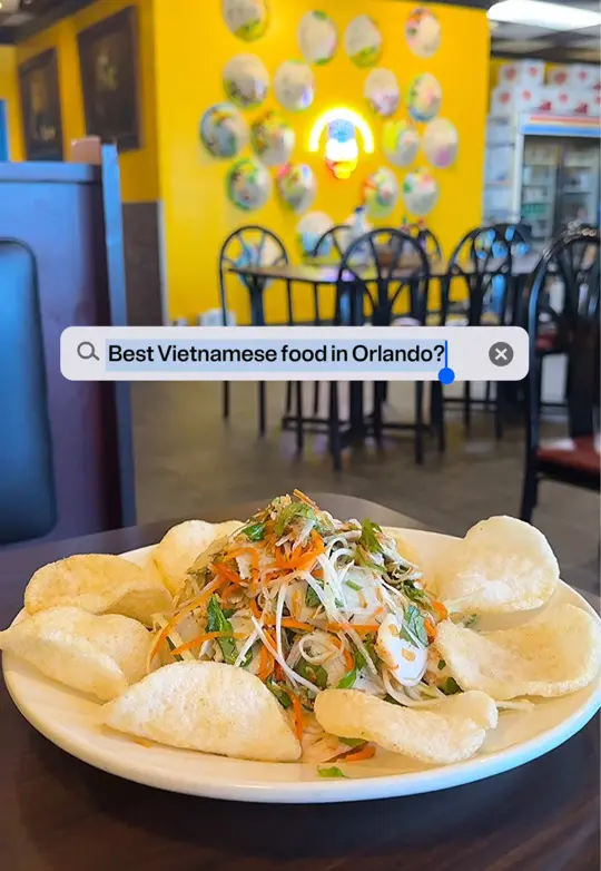 Saigon Noodle and Bistro (Goat Hot Pot - Lẩu Dê) in Orlando showing review, visit, coffee, salted cold foam coffee, papaya salad, beef plate and egg, video by kctravelsofficial on TikTok