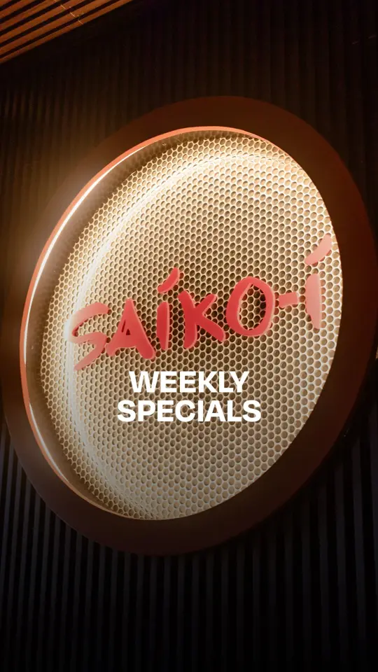 Saiko-i Sushi Lounge & Hibachi in Boca Raton showing sushi, sake specials, ladies night, weekend brunch, video by Saiko-i Sushi Lounge Hibachi on Facebook