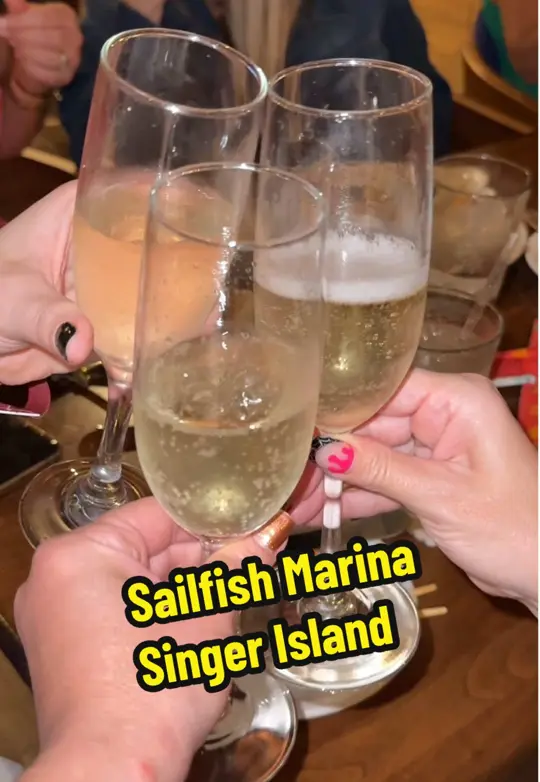 Sailfish Marina in Palm Beach Shores showing review, visit, video by takeabiteoutofboca on TikTok