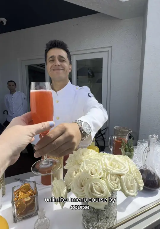 Sails Restaurant in Naples showing brunch, champagne, video by melindaheinz on TikTok